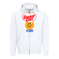 White burger chef Zipper Hoodie - linhVisuals