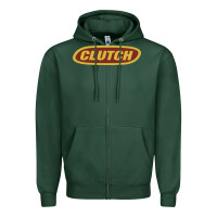 Sports Green clutch Zipper Hoodie - linhVisuals