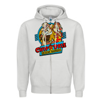 Dove Grey chip and dale anime character Zipper Hoodie - linhVisuals
