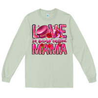 Matcha Love is Being Called Mama Long Sleeve Tee - CowhideDigitalArt