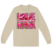 Mushroom Love is Being Called Mama Long Sleeve Tee - CowhideDigitalArt