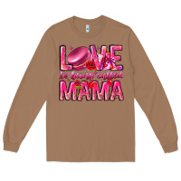 Toasted Coconut Love is Being Called Mama Long Sleeve Tee - CowhideDigitalArt