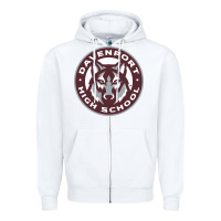 White davenport high school, davenport Zipper Hoodie - linhVisuals