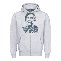 Heather Grey rocky Zipper Hoodie - linhVisuals