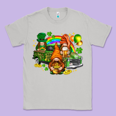 St. Patrick's Day Gnomies With Leopard Tumbler Classic Tee Designed By Howdyjamesfarm