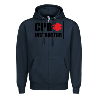 Navy cpr instructor Zipper Hoodie - linhVisuals