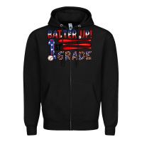 Black batter up 1st grade Zipper Hoodie - JahusDesignShop