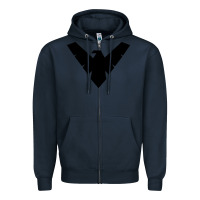 Navy nightwing Zipper Hoodie - linhVisuals