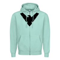 Seafoam nightwing Zipper Hoodie - linhVisuals