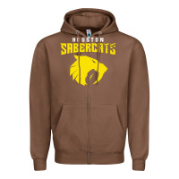 Chestnut houston sabercats Zipper Hoodie - linhVisuals