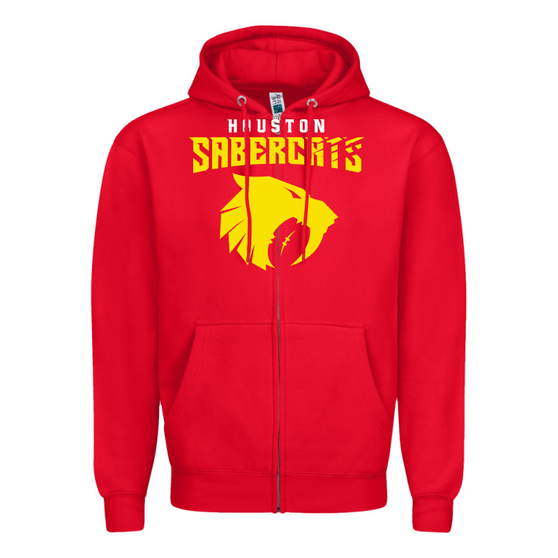 Houston Sabercats Zipper Hoodie by linhVisuals | Teevron