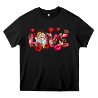 Black Love Valentine's Day Heavy Core Tee - HowdyJamesFarm