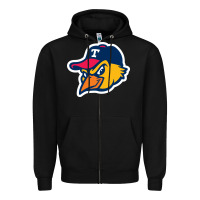 Black mud hens Zipper Hoodie - linhVisuals