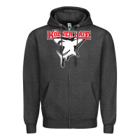 Charcoal Heather kölner haie Zipper Hoodie - linhVisuals