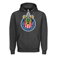 Charcoal Heather guadalajara Femenil Zipper Hoodie - linhVisuals