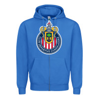 True Royal guadalajara Femenil Zipper Hoodie - linhVisuals