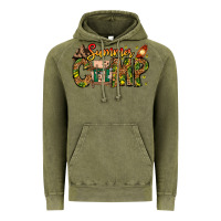 Vintage Olive Summer Camp Vintage Hoodie - CowhideDigitalArt