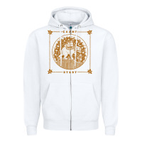 White #caamp #by&by Zipper Hoodie - linhVisuals