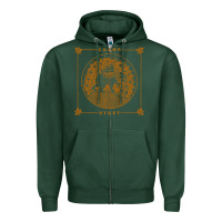 Sports Green #caamp #by&by Zipper Hoodie - linhVisuals