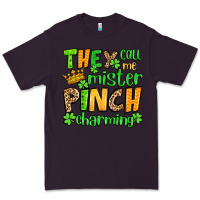 Plum St. Patrick's They call me mister pinch charming Premium Tee - OliviaCreatesArt