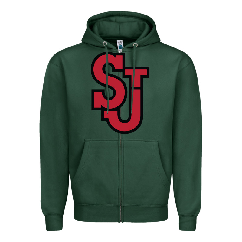 St. John's Red Storm Zipper Hoodie by linhVisuals | Teevron