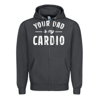 Smoke Your Dad Is My Cardio Zipper Hoodie - linhVisuals