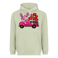 Matcha valentines day turck with balloons Heavyweight Hoodie - RanaPortraitStore