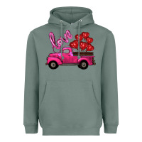 Sage valentines day turck with balloons Heavyweight Hoodie - RanaPortraitStore