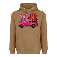Toasted Coconut valentines day turck with balloons Heavyweight Hoodie - RanaPortraitStore