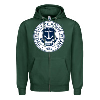 Sports Green university of rhode island Zipper Hoodie - linhVisuals