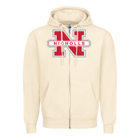 Sandshell nicholls state colonels wordmark Zipper Hoodie - linhVisuals