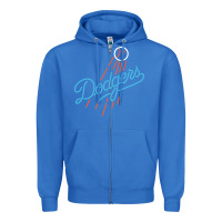 True Royal The Blue Crew Baseball Zipper Hoodie - linhVisuals