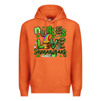 Carrot nurses love shenanigans st patricks day Premium Hoodie - Artiststas