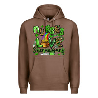 Chestnut nurses love shenanigans st patricks day Premium Hoodie - Artiststas