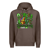 Coffee nurses love shenanigans st patricks day Premium Hoodie - Artiststas