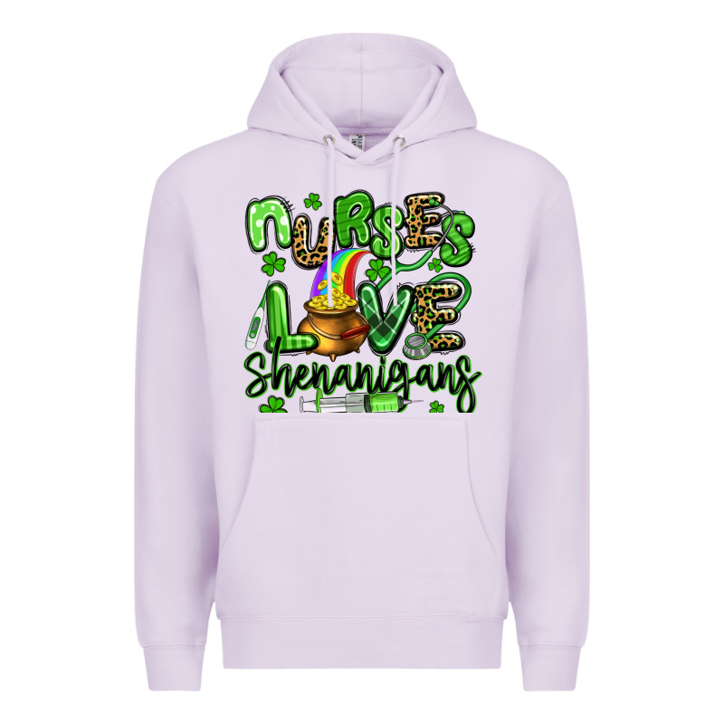 Nurses Love Shenanigans St Patricks Day Premium Hoodie by Artiststas | Teevron
