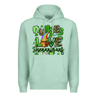 Seafoam nurses love shenanigans st patricks day Premium Hoodie - Artiststas