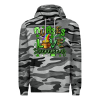 Slate Camo nurses love shenanigans st patricks day Premium Hoodie - Artiststas