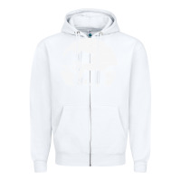 White elephant art Zipper Hoodie - linhVisuals