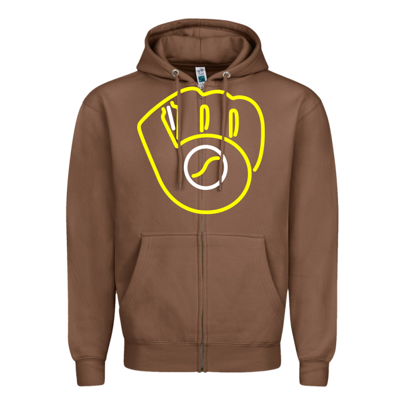 The Brew Crew Baseball Zipper Hoodie by linhVisuals | Teevron