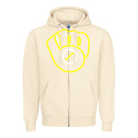 Sandshell The Brew Crew Baseball Zipper Hoodie - linhVisuals