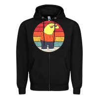 Black smiling friends Zipper Hoodie - linhVisuals