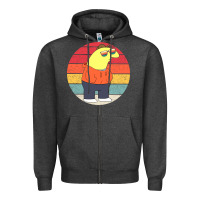 Charcoal Heather smiling friends Zipper Hoodie - linhVisuals