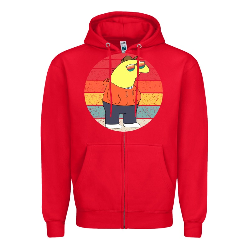 Smiling Friends Zipper Hoodie by linhVisuals | Teevron
