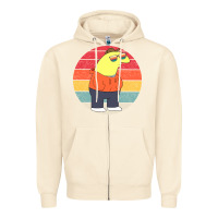 Sandshell smiling friends Zipper Hoodie - linhVisuals