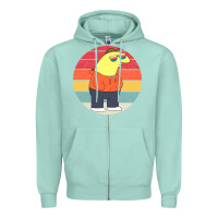 Seafoam smiling friends Zipper Hoodie - linhVisuals