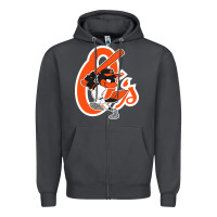 Smoke The O_S Baseball Merch Zipper Hoodie - linhVisuals