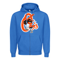 True Royal The O_S Baseball Merch Zipper Hoodie - linhVisuals