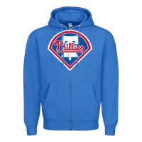 True Royal The Phils Baseball Merch Zipper Hoodie - linhVisuals