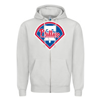 Dove Grey The Phils Baseball Merch Zipper Hoodie - linhVisuals
